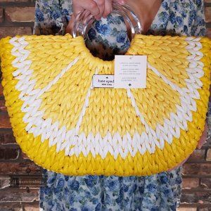 Picnic Perfect Lemon Medium Tote Kate Spade Yellow
